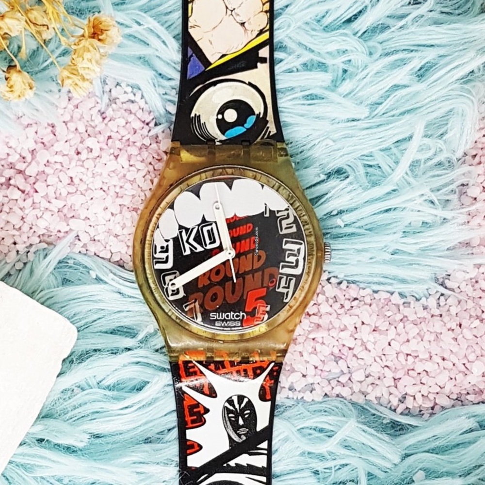 SWATCH KO Comic SOLD OUT 1980’s vibe